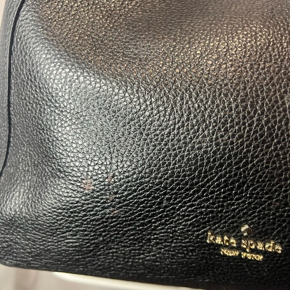 Kate Spade Leila Black Medium Triple Compartment Shoulder Back - Picture 11 of 16